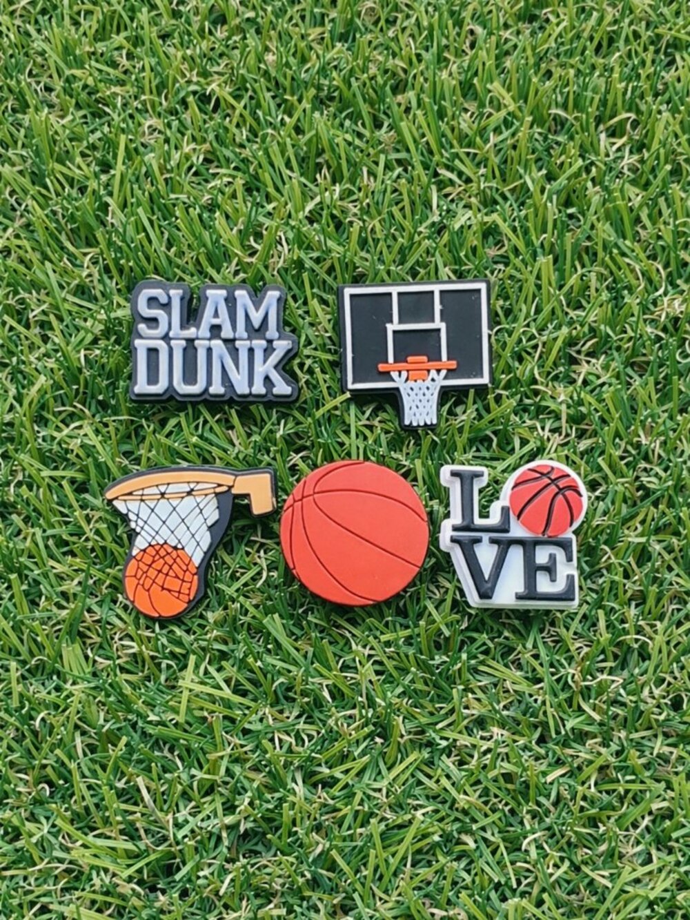 Set of 5 Basketball Shoe Charms